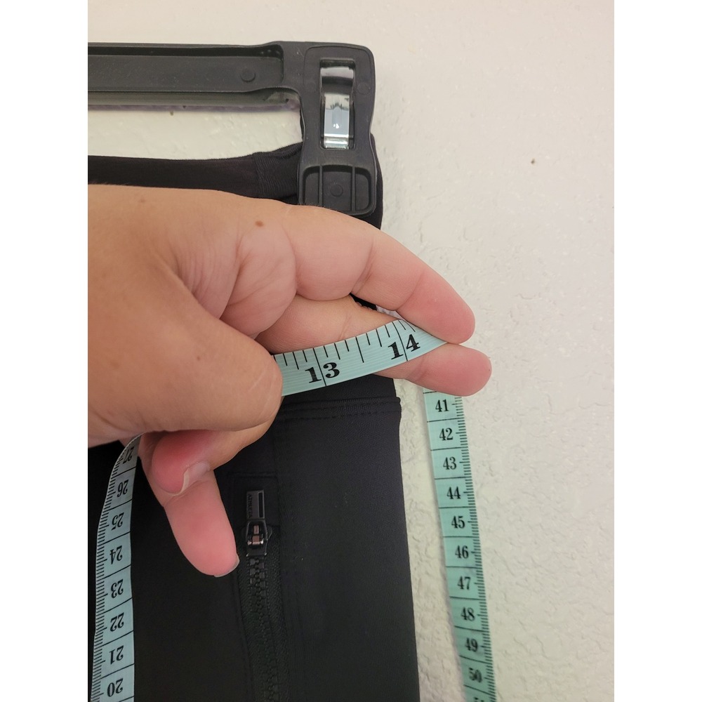Athleta Black Athletic Leggings Ankle Zipper High Waist Activewear Pants 6 #14 - Picture 8 of 8